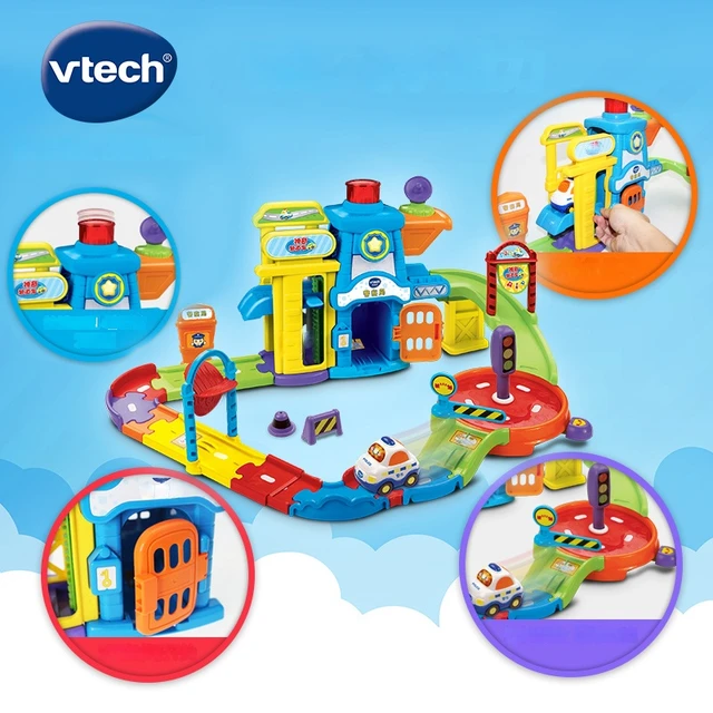 Vtech Vtech Magic Rail Car Train Station Airport Construction Site Parking  Track Toy Car - Electric Bicycle - AliExpress