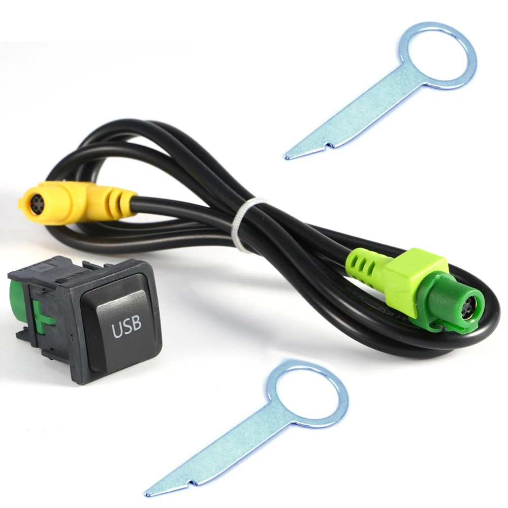

RNS315 RCD510 USB Audio Switch Cable For Volkswagen Golf Polo Headunit RCD510 RNS315