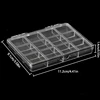 12 Grids Plastic Organizer Holder For Nail Art Stone Jewelry Glitter Accessory Storage Box Bead Decoration Collector Tools 6