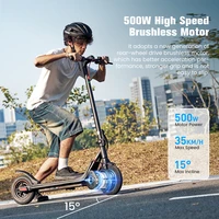 Trottinette électrique iScooter i9M 500W pour adultes, 36V 7.5Ah, vitesse maximale 35 km/h, application compatible, autonomie 30 km, trottinette urbaine 2