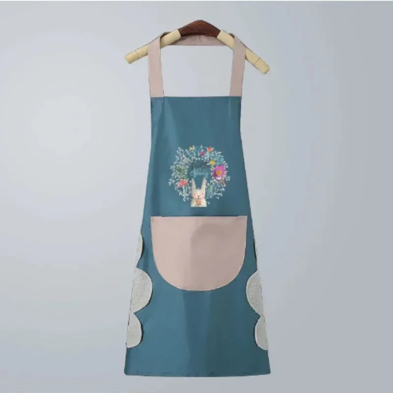 Oil-proof Waterproof Cartoon Apron Apron Waist Wipe Hand Sleeveless Aprons Household Cooking Tools Kitchen Cooking Accessories cooking apron