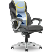 Bryce Executive Office Chair, Ergonomic Computer DeskChair with Patented AIR Lumbar Technology, Comfortable Layered Body Pillows 2