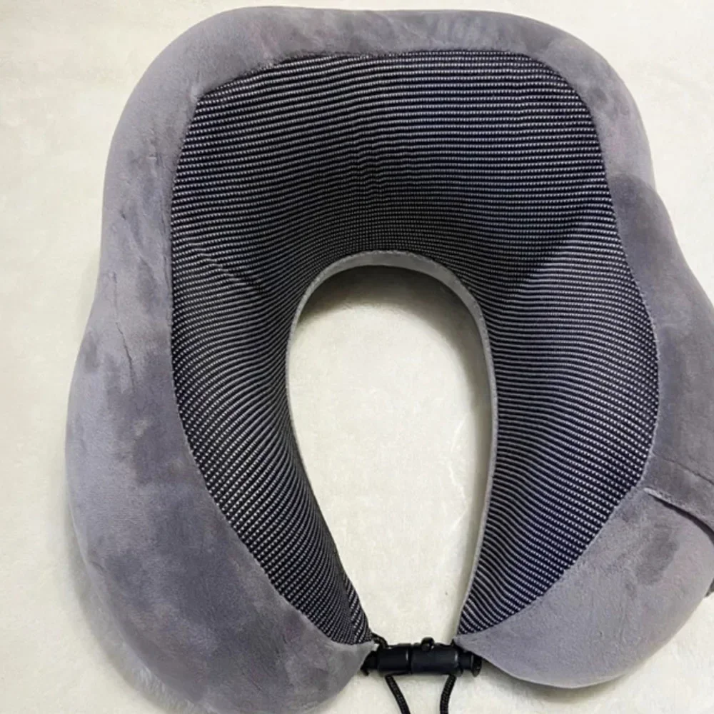 Memory Foam U-shaped Pillow Neck Support Travel Portable Student Sleeping Aid Airplane Pillow Neckrest U-pillow neck pillow
