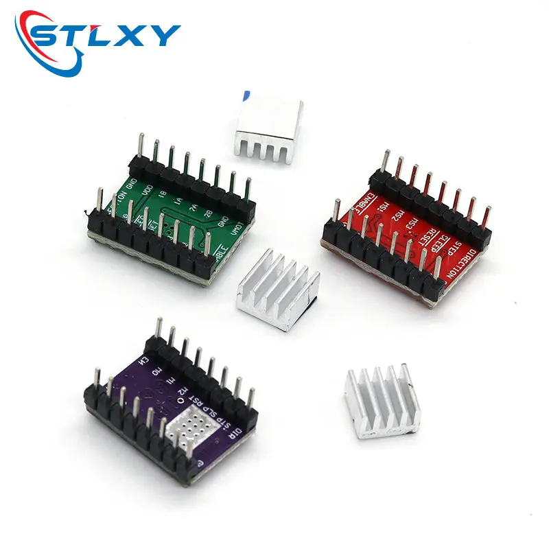 3D Printer Parts A4988 DRV8825 Stepper Motor Driver With Heat sink for SKR V1.3 1.4 GTR V1.0 RAMPS 1.4 1.6 MKS GEN V1.4 board,stepper motor driver