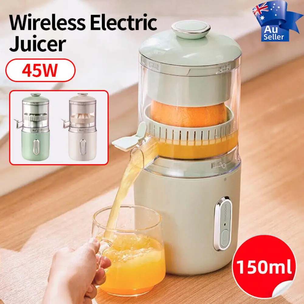 Juicers Wireless Portable Juicer 250ml Electric Orange Lemon Fruit Squeezer  Extractor USB Chargeable Press Machine For Home From Alariceeny, $45.01