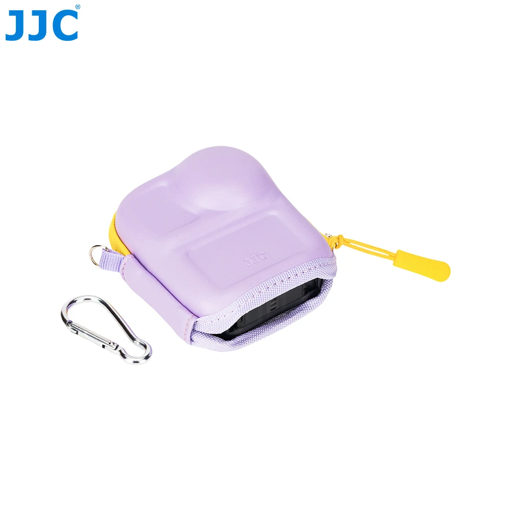 Compact Hard Shell Camera Case with Carabiner and EVA Storage Pouch