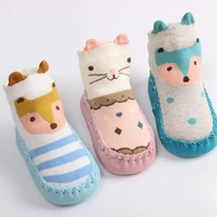 Children's Floor Socks Glue Non-slip Soft Soles Baby Boys and Girls Indoor Spring and Autumn Cartoon Cute Toddler Shoes 1