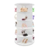 20 Pairs 5-tier Rotating Shoe Rack Free Standing Shoe Rack Shoe Organizer for Entrance Livingroom Bedroom Cloakroom 6