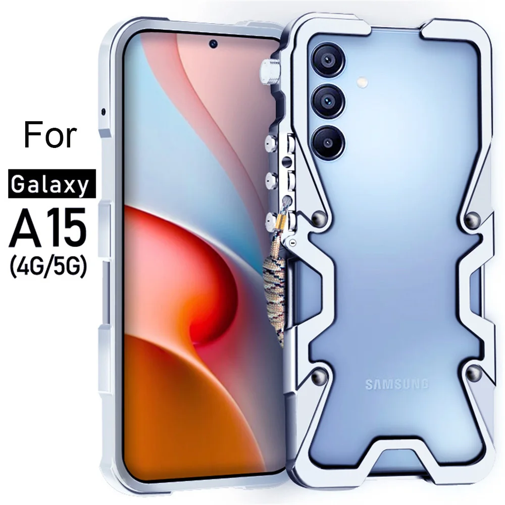Luxury Aluminum Metal Bumper Case For Samsung Galaxy A54 A53