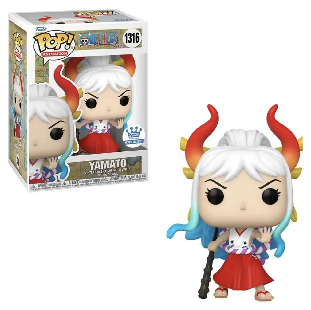 thumbnail image 5 of 2024 Nuevo FUNKO POP ONE PIECE Estilos completos Red Hawk Luffy Gear Two 1269 1273# Buggy the Clown 1276# Yamato 1316# Figura Modelo de juguete, 5 of 5
