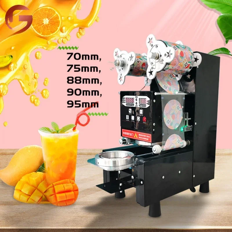 

High Speed Bubble Tea fully Automatic Cup Sealing Machine/Tabletop Sealers/Plastic Cup Sealer