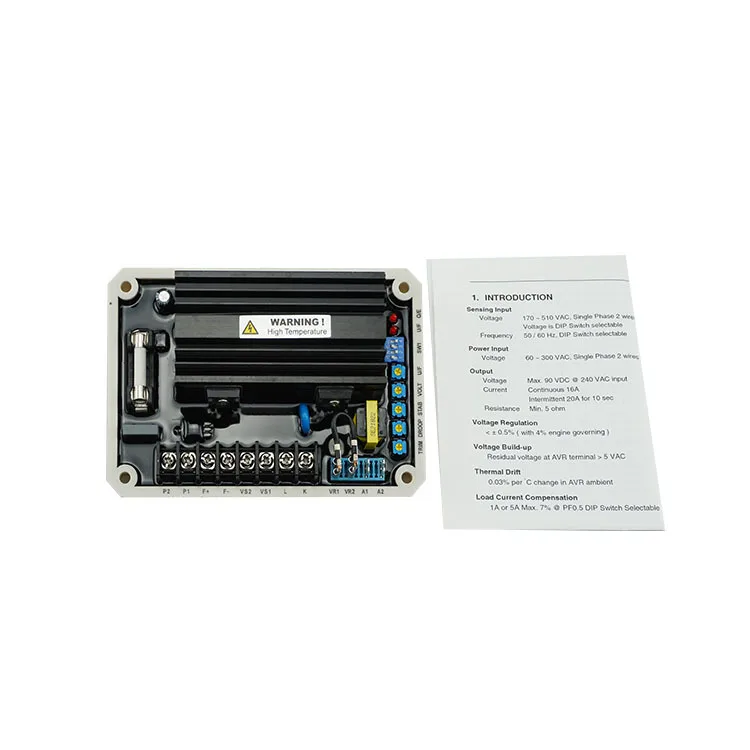 

16 Voltage Regulator, Brushless Generator Accessory, Voltage Regulator, Pressure Regulating Plate