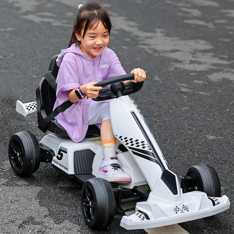 Carro elétrico das crianças vai Kart com jogo, brinquedo ao ar livre,  passeio no carro para 3-8 anos de idade bebê, carrinho de criança,  veículos, novo - AliExpress