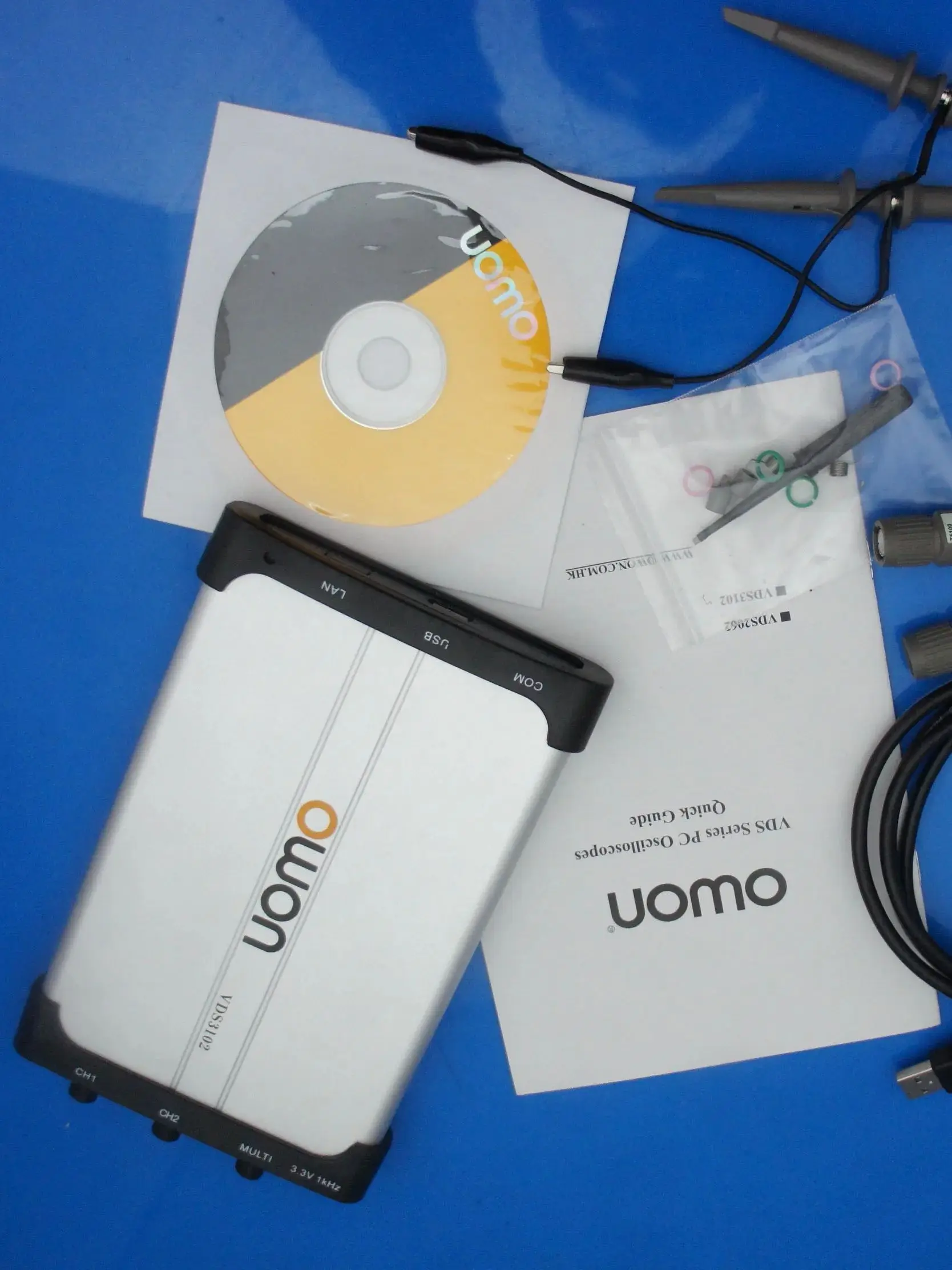 OWON VDS3102 100MHz 2+1 Channel USB PC Oscilloscope 1GS/s 10M Memory Depth FFT Trigger detail image 6
