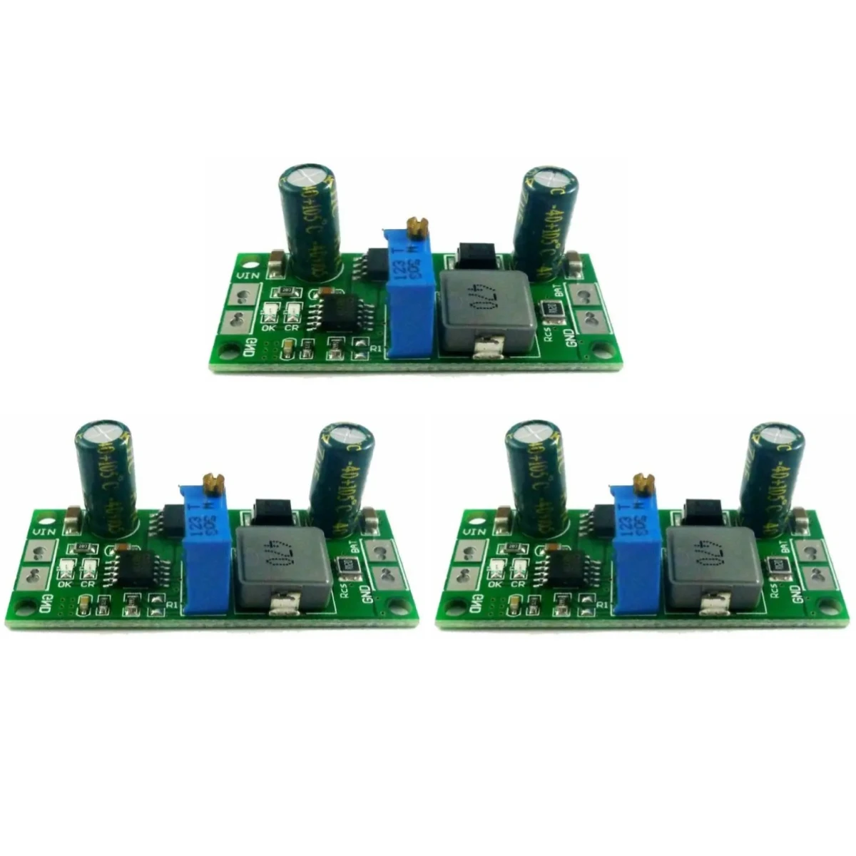 

4PCS 1A 3.2V 6.4V 9.6V 12.8V 16V 19.2V LiFePO4 Batterie Charger Charging Module