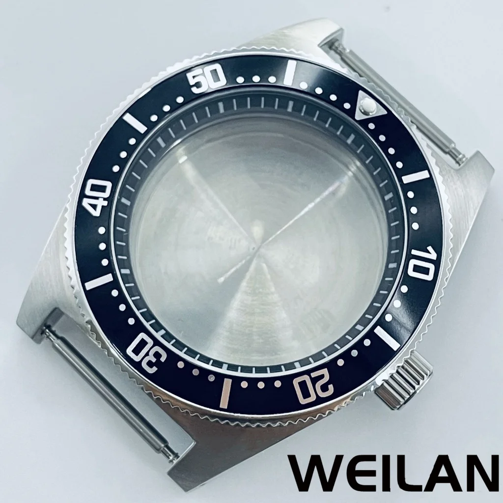 Silver Stainless Steel Watch Case with Multi-Colored Ring Options
