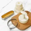 French Tart Mold-Plastic Pastry Rings-Baking Tools for Tart Shells Circular Punched Mousse Circle Press Molding Mold Tart Circle 4