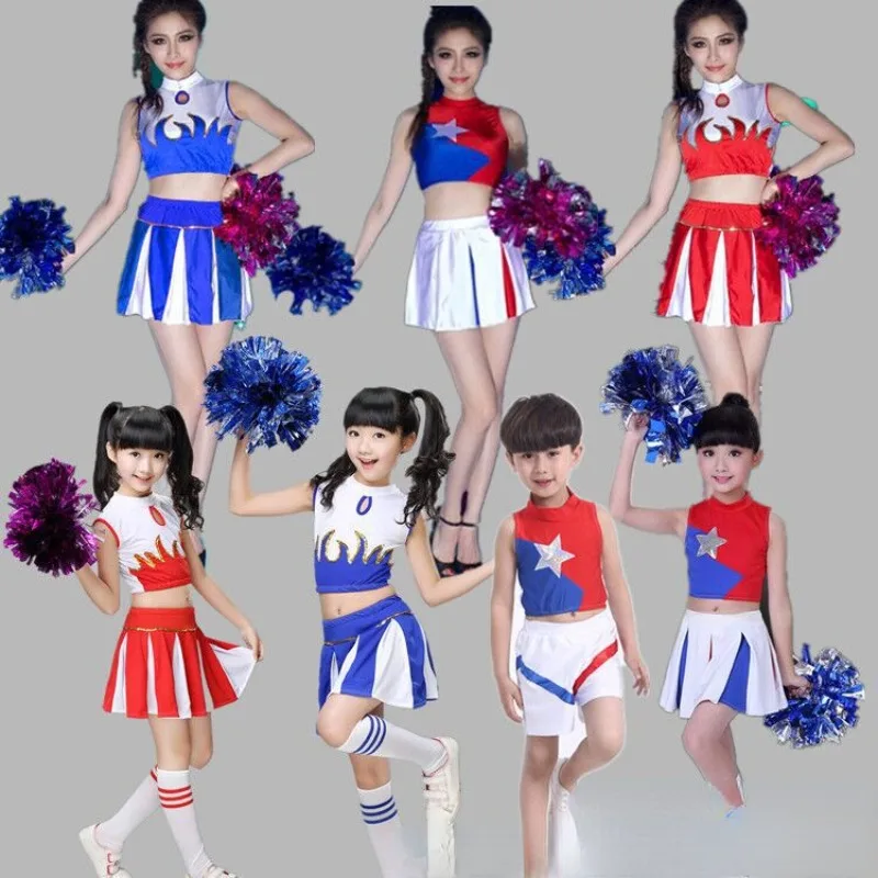 Cheerleading Costumes Football Baby Costumes Competition Cheerleading Uniforms Group Dance Students