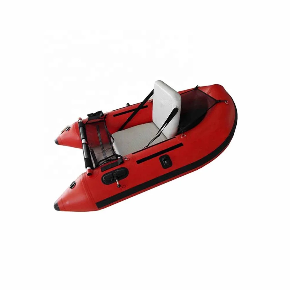 Customized small inflatable fishing boat with motor float tube belly boat  for fishing