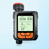 LCD Screen Water Timer Automatic Digital Electronic Watering Clocker Waterproof Garden Irrigation Control Device With Six Joints 5