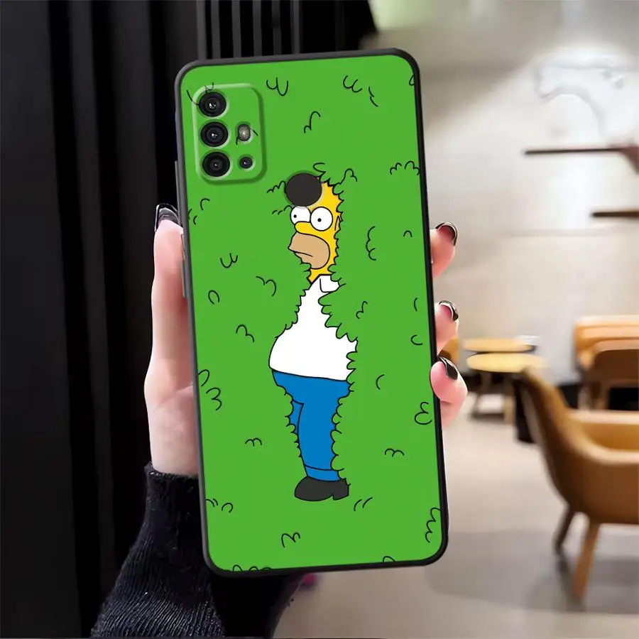 Black Soft Funny Homer Simpson Case - Playful Design and Durable Protection