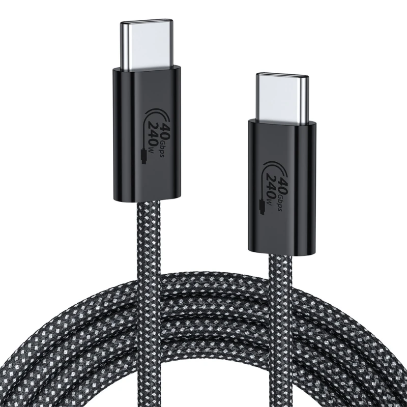 

Зарядный кабель USB C–USB C, 240 Вт, линия передачи данных C–C, шнур для быстрой зарядки типа C для телефона 15/15Plus/15 15