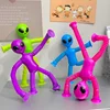 Suction Cup Telescopic Tube Alien Toys Variable Decompression Kids Early Education Puzzle Toys Fun DIY Interactive Game Props 5