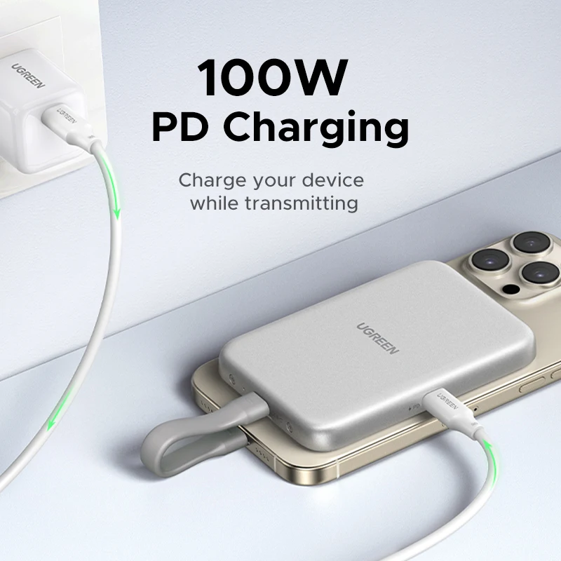 UGREEN M.2 NVMe 2280 SSD Enclosure Magsafe USB C 3.2 Gen2 to NVMe PCI-E iPhone 16 Pro Max ProRes