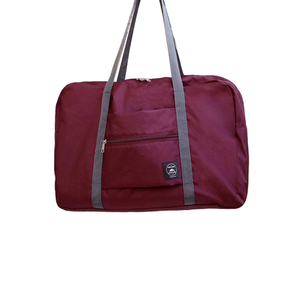 

Travel Carry On Duffle Bag Large Foldable Luggage Clothes Storage Weekender Shouder Bag Overnight Handbag