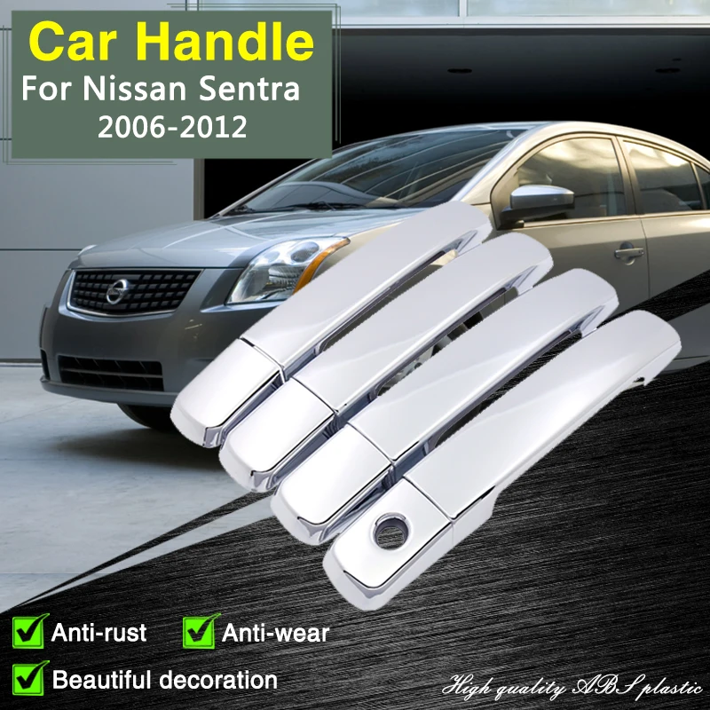 For Nissan Sentra B16 2006 2007 2008 2009 2010 2011 2012 Chrome Door