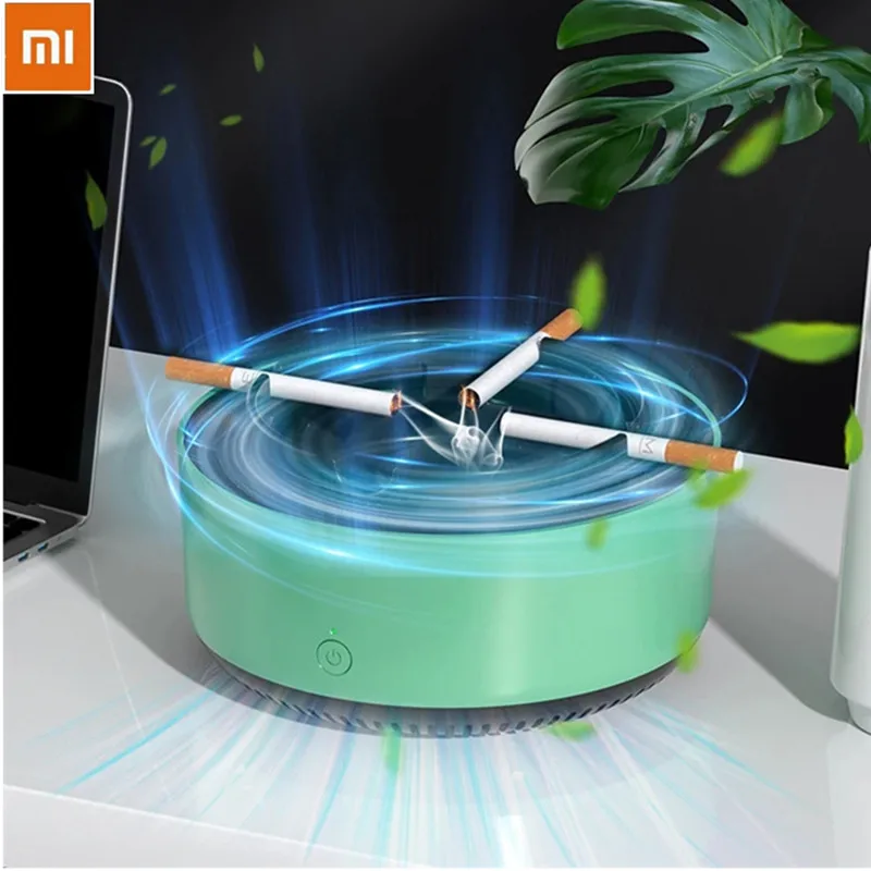 

Xiaomi Youpin Multipurpose Filter Ashtray Anion Purification Practical Smoke Removal Ashtray Remove Odor