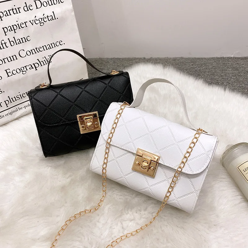

Women's Chain cross-body Bag 2022 simple fashion small square handbag