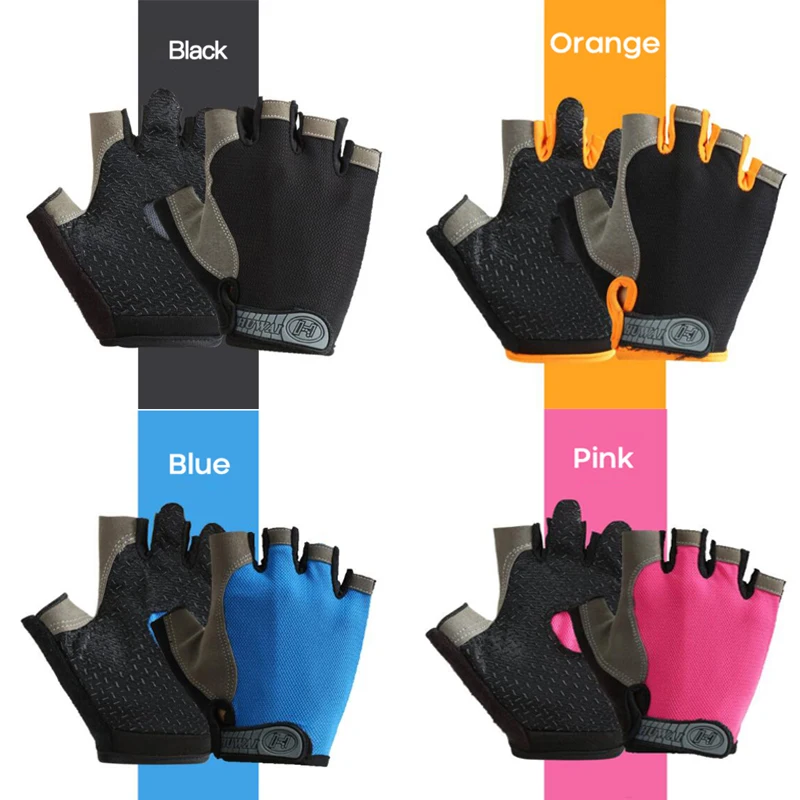 Guantes de medio dedo para ciclismo, manoplas deportivas transpirables, antideslizantes, sin dedos, equipo táctico Unisex