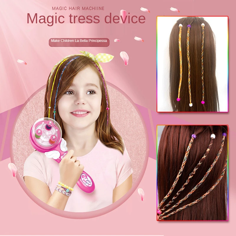 Herramienta de trenzado de cabello automático para niñas, máquina