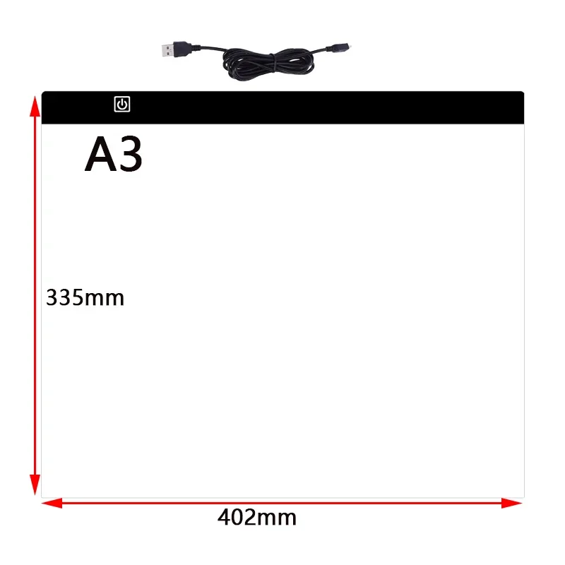 LED Light Board for Diamond Painting and Tracing - Electronic Art Pad