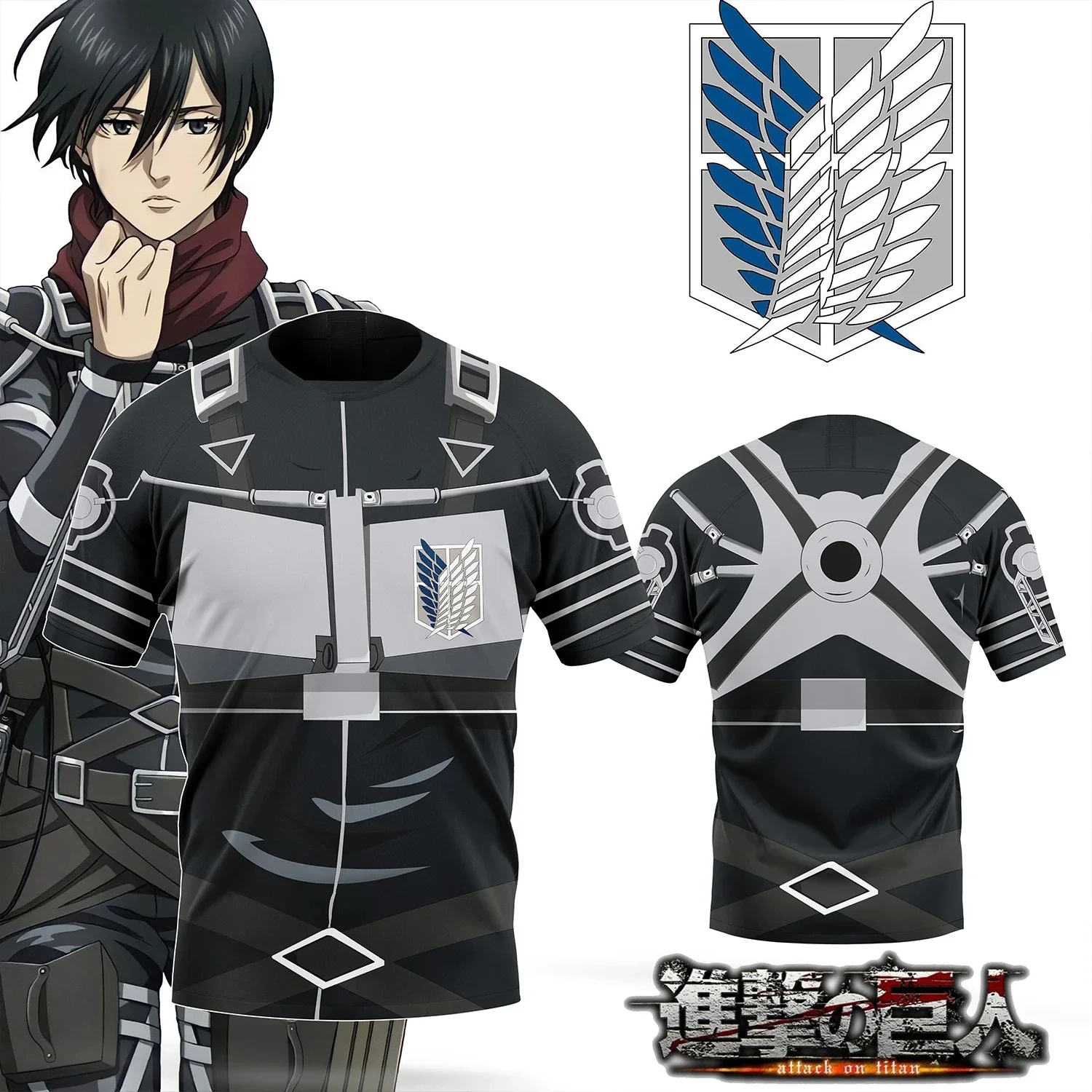 

Футболка унисекс из дышащего материала с 3D-принтом, с коротким рукавом