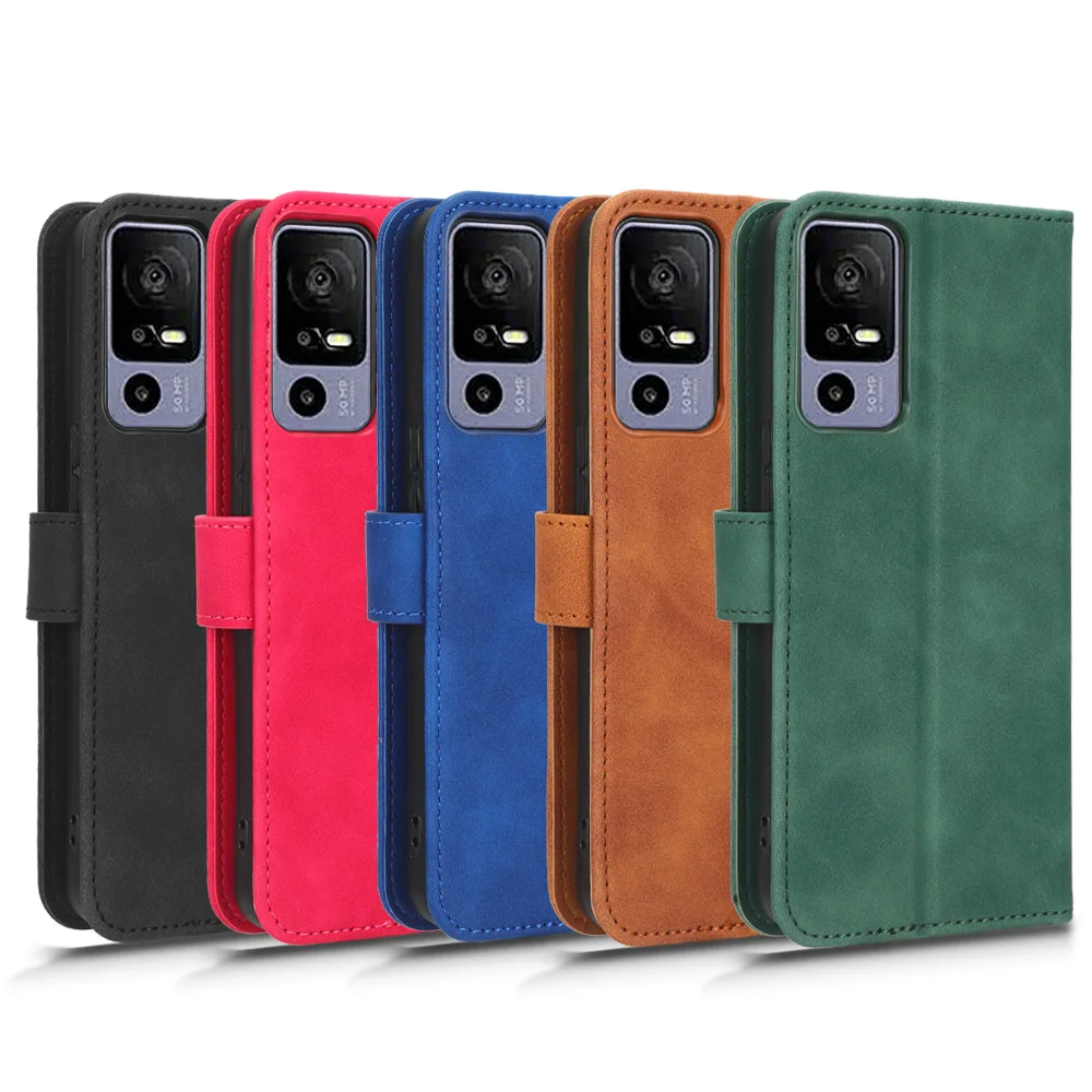 Premium Flip Leather Wallet Case with Magnetic Closure