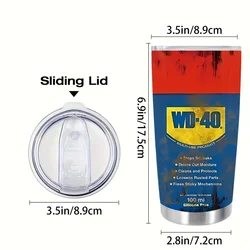 20 Oz Premium Insulated Mug with Leak - Proof Lid, Ideal for Hot and Cold Drinks Year - Round, BPA - Free (1pc)