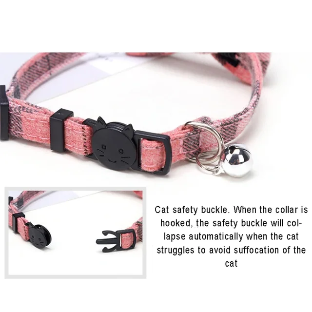 1PC Cute Cat Collar Small Puppy Cat Dog Collars Bow Kitten Collar Bowknot Necklace with Bell for Dog Cat Chihuahua Pet Supplies 6
