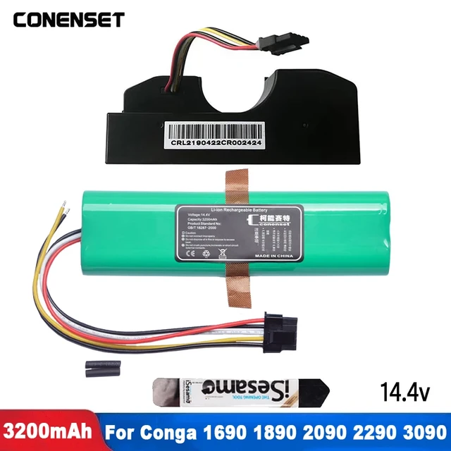  SPANN Reemplazo de batería para CECOTEC Conga 3090
