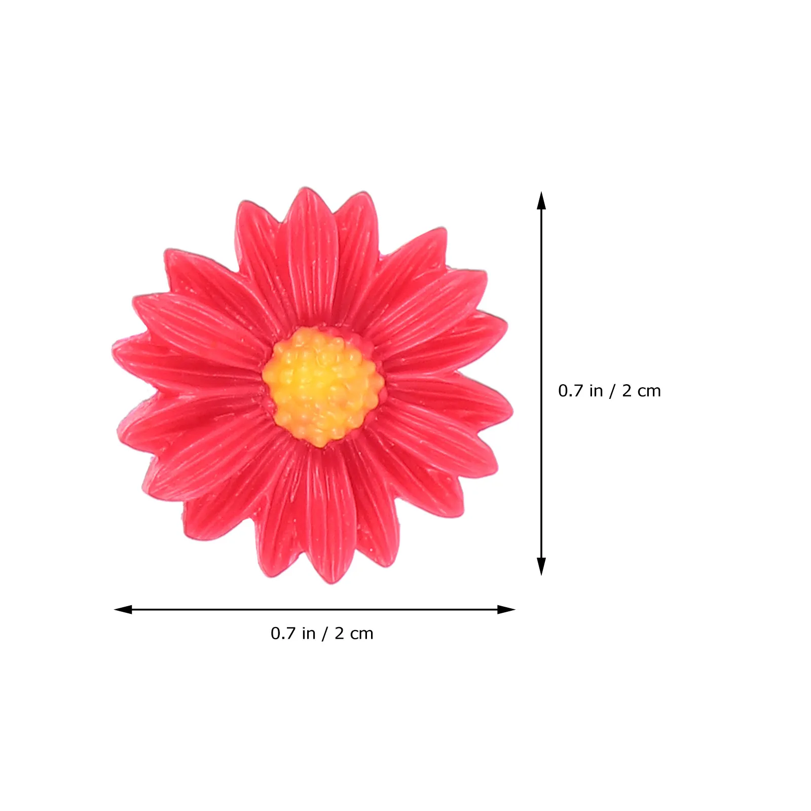 50Pcs 꽃 푸시핀 크리 에이 티브 수지 금속 장식 압정 세트 나무 벽 사무실 코르크 보드에 대한 밝고 다채로운 패턴