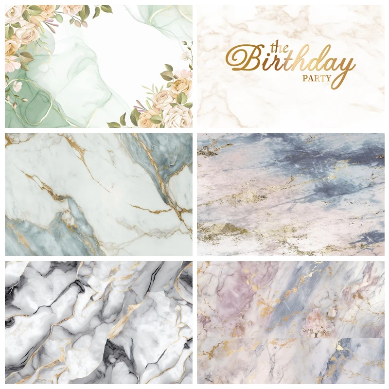 

Marble Texture Backdrops For Photography Baby Shower Birthday Wedding Party Photo Photographic Background Kids Studio Shoot Prop