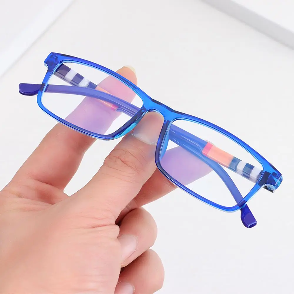 Fashion Anti-Blue Light Reading Glasses Ultra-Light Eye Protection Readers Eyewear Unisex Stripe Comfortable Presbyopia Glasses