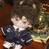 Original Starry Sea Series Costume Uniform 20cm Plush Stuffed Doll Puppy Suit Clothes Elegant Handsome Outfit Cosplay Xmas Gift 1