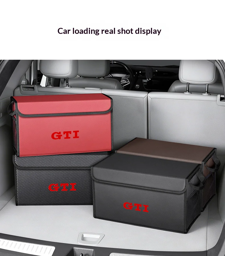 Für Volkswagen GTI Golf Golf4 Golf7 Golf8 MK7 MK3 MK4 MK5 MK6 Auto-Kofferraum Faltbare Aufbewahrungsbox Großraumige Ordnungsbox – Detail 13