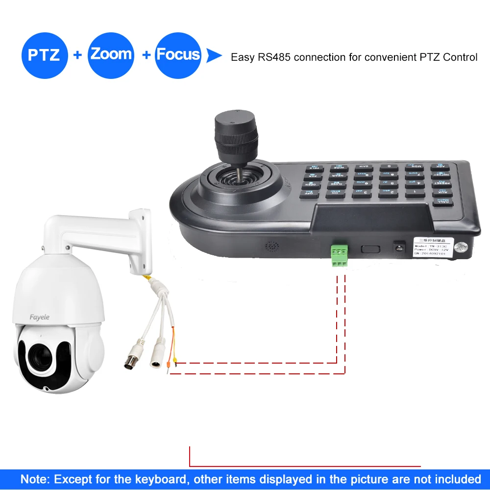 Rs485 Ptzoptics Camera Control 3d Axis Ptz Joystick Controller