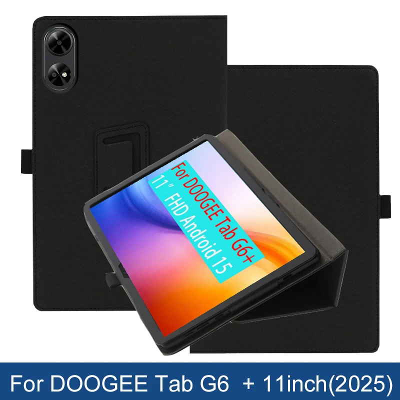 DOOGEE Tab G6 + 11インチ用タブレットケース、フルケース、レザー
