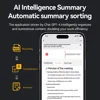 AI-Powered Voice Recorder Noise Reduction Transcribe Summarize Language Translation Device Audio Dictaphone Sound Recorder 2
