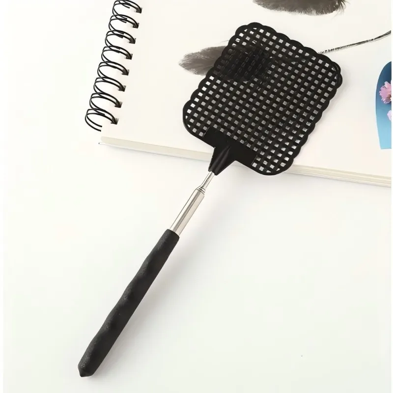 Creative Fly Swatter Mosquito Swatter Stainless Steel Expansion Design Fly Repellent Supplies 1 Pack