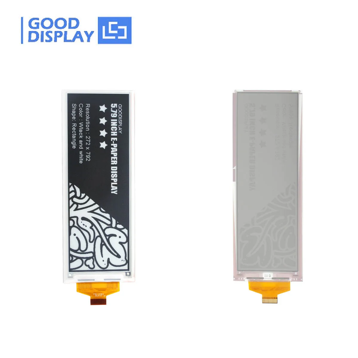 Polegada Tela de Tira de Papel Eletrônico 792x272 Eink Display Módulo Gdey0579t93 5.79 - Imagem 3